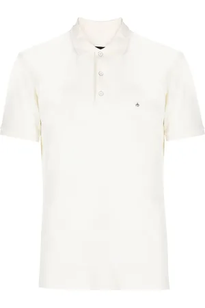 RAG&BONE Logo-embroidered cotton polo shirt