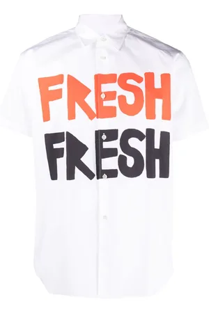 Comme des Garçons Graphic-print cotton shirt