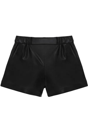 ANINE BING Koa faux leather shorts