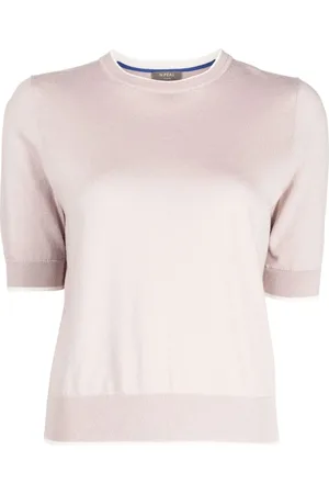 N.PEAL Fine knit cotton-cashmere top