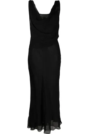 CHRISTOPHER ESBER Draped silk dress