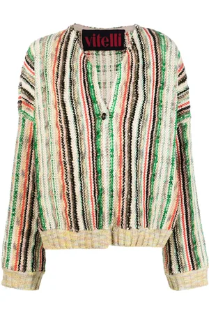 Vitelli Striped knit cardigan