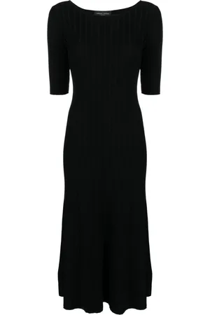 Roberto Collina Ribbed-knit midi dress
