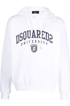 Dsquared2 University print drawstring hoodie