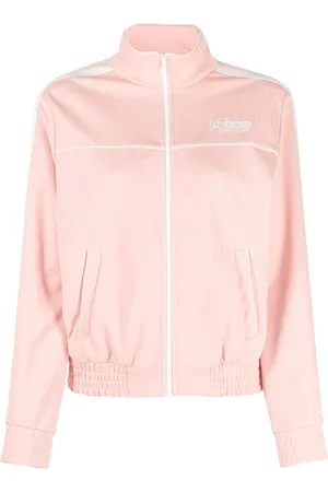 Sporty & Rich Logo-embroidered zip-up jacket