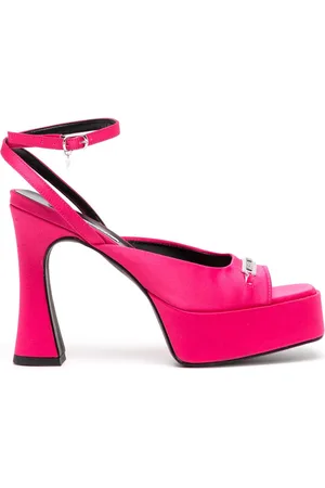 Karl Lagerfeld Lazula 120mm logo-engraved sandals