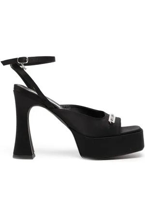 Karl Lagerfeld Lazula 120mm logo-engraved sandals