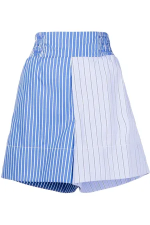 Colville Two-tone striped cotton shorts