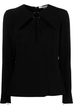 Stella McCartney Cut-out long-sleeve blouse