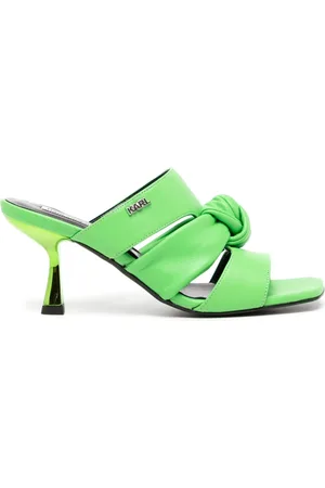 Karl Lagerfeld Panache 80mm knot-detailing sandals