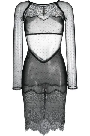 MAISON CLOSE Inspiration Divine floral-lace dress