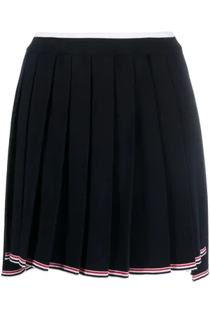 Thom Browne Full Needle knitted pleated skirt