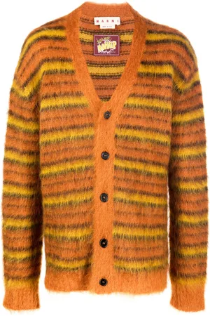 Marni Striped V-neck cardigan