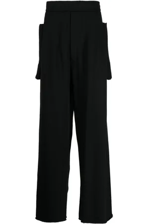 Random Identities Detailed-pocket wide-leg trousers