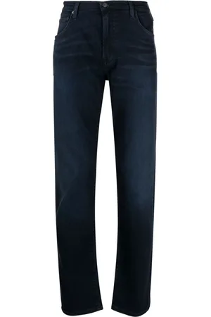 Citizens of Humanity Logo-patch slim-cut jeans