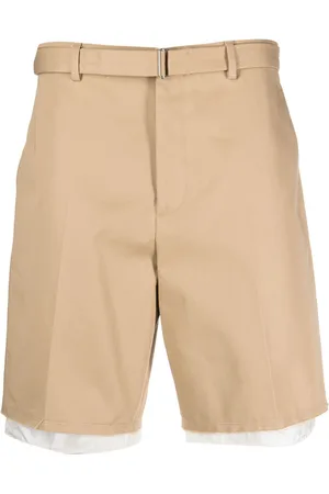 Lanvin Contrast-trim cotton Bermuda shorts