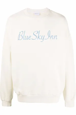 BLUE SKY INN Logo-embroidered cotton sweatshirt