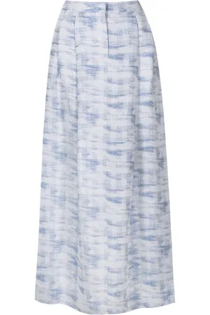 Emporio Armani Pleat-detailing high-waist skirt