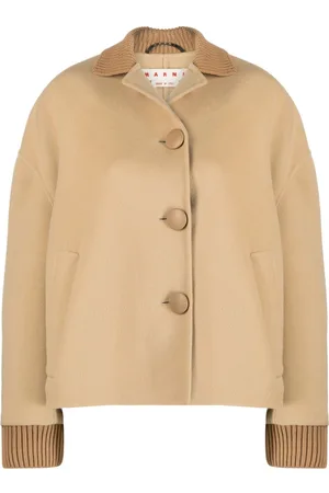 Marni Knitted-trim wool-cashmere jacket