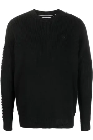Calvin Klein Logo-tape crew-neck sweatshirt