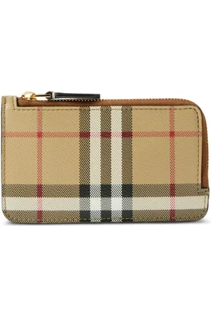 Burberry Vintage-Check print zipped wallet