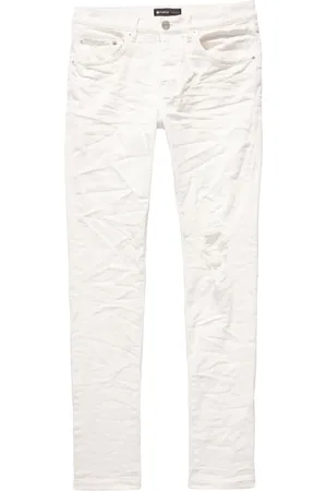 Purple Brand Ripped-detail skinny jeans