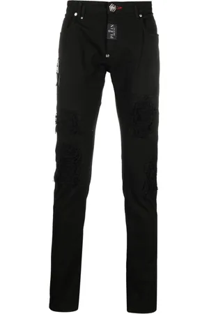Philipp Plein Rock Start distressed jeans