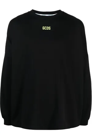 GCDS Long-sleeved logo-print T-shirt