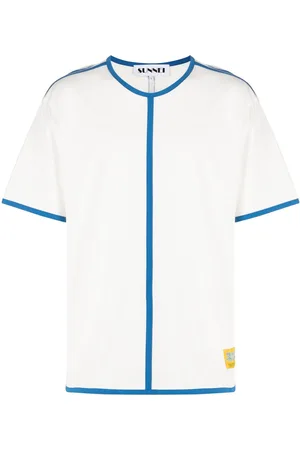 SUNNEI Colour-block short-sleeve cotton T-shirt