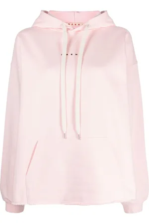 Marni Logo-print cotton hoodie