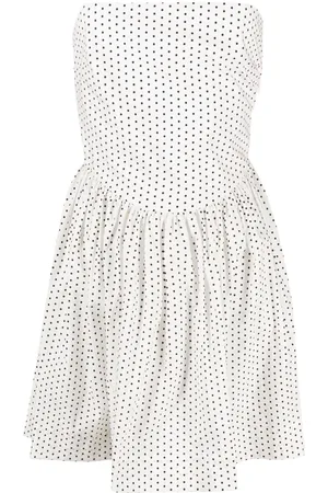 Molly Goddard Hannah polka dot-print minidress