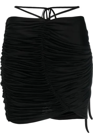 ANDREADAMO Cut-out draped miniskirt