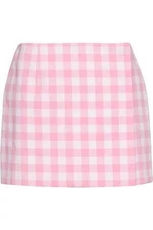 Prada Ženy Krátké - Gingham wrap mini skirt