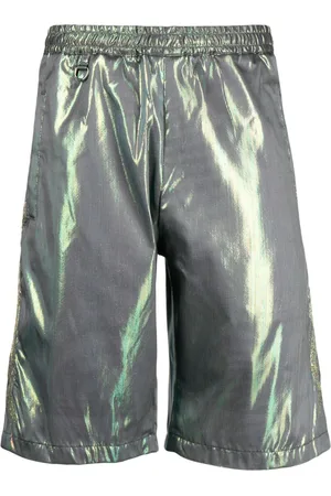 DOUBLET Hologram lamé bermuda shorts