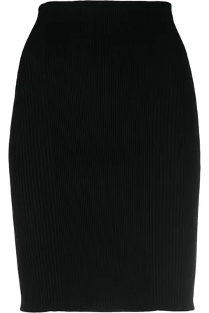 AERON Ribbed-knit miniskirt