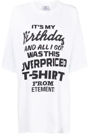 Vetements Birthday graphic-print T-shirt