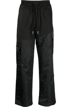 Feng Chen Wang Panelled drawstring wide-leg trousers