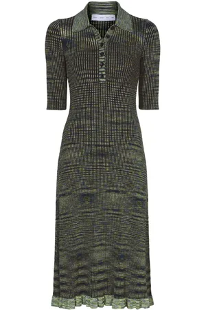 Proenza Schouler Space-Dye Polo Dress