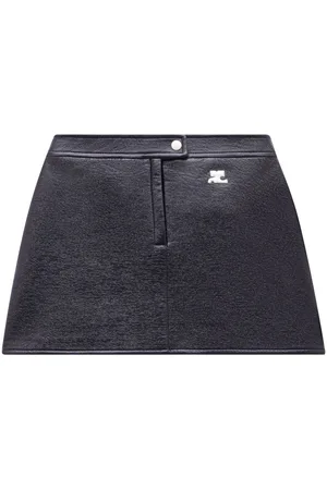 Courrèges Reedition vinyl skirt
