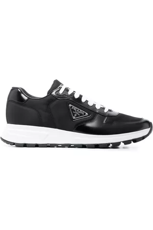 Prada Muži Tenisky - Logo-patch low-top sneakers