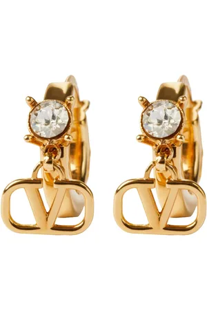 VALENTINO GARAVANI VLogo Signature crystal-embellished earrings