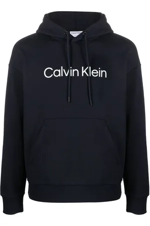 Calvin Klein Logo-print cotton hoodie