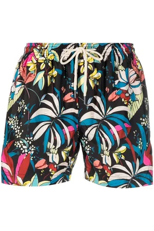 PENINSULA SWIMWEAR Floral-print swim shorts