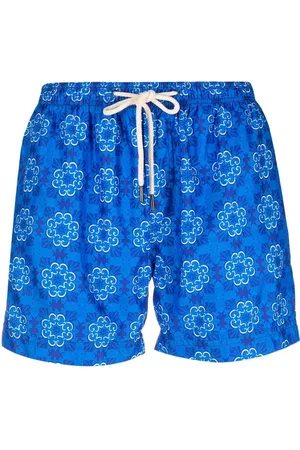 PENINSULA SWIMWEAR Graphic-print swim shorts