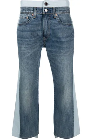 JUNYA WATANABE Two-tone cropped jeans