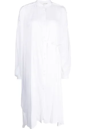 ISABEL BENENATO Long-sleeve button-up dress
