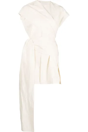 UMA WANG Asymmetric cotton blouse