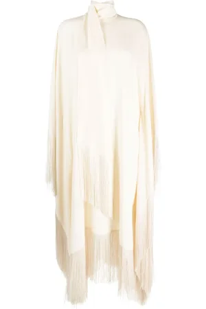 ‎Taller Marmo‎ Long-sleeve fringed midi dress