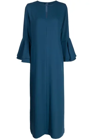 Bambah Flute-sleeve dress