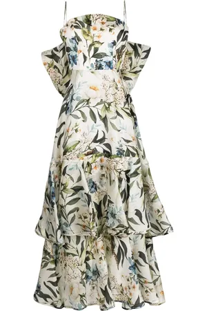 Bambah Gardenia ruffle-detail dress